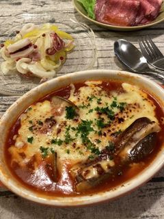 簡単!ナスとパスタソースでレンジ煮込み-レシピのメイン写真
