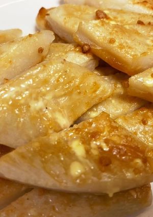 簡単！エビ塩マヨ醤油焼き笹かまぼこ！-レシピのメイン写真