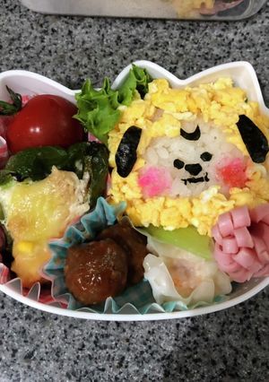 キャラ弁　BT21チミー-レシピのメイン写真