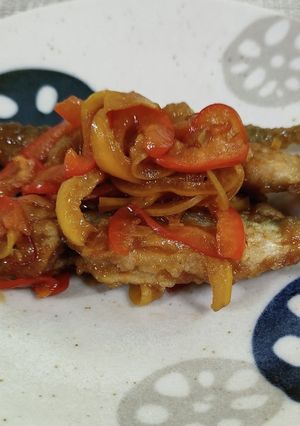 万能！豆サバ豆アジ（鶏肉でも）南蛮漬け♪-レシピのメイン写真