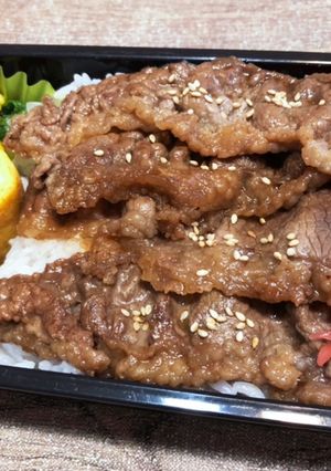 牛肉弁当　0714-レシピのメイン写真