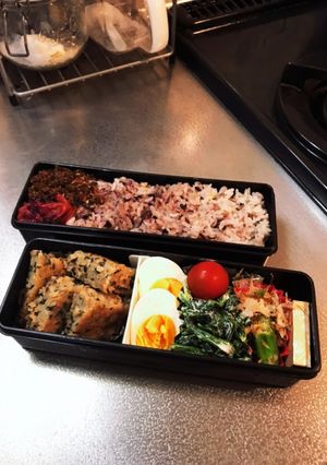 冷凍とうふハンバーグの和風弁当-レシピのメイン写真