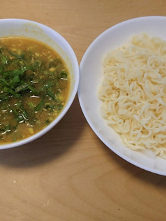 冷たいカレー塩ラーメン つけ麺-レシピのメイン写真