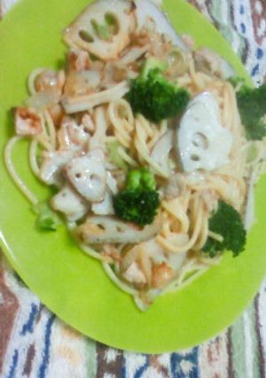 旬のお野菜で♪コンソメ和風～♪パスタ♪-レシピのメイン写真