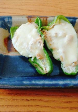 ピーマンのシーマヨチーズ焼き-レシピのメイン写真