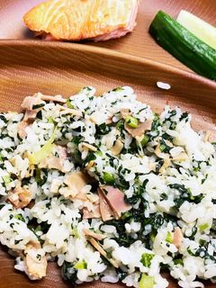 小松菜とベーコンの混ぜご飯-レシピのメイン写真