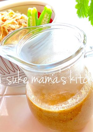 冷しゃぶ用❤あごだし胡麻ドレッシングஐஃ-レシピのメイン写真