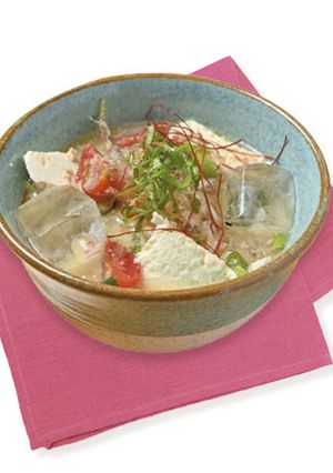 〈肝臓病の方に〉具だくさん冷や汁-レシピのメイン写真