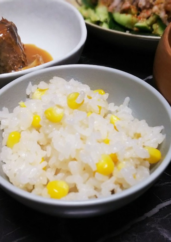 白だしで、とうきびごはん♪-レシピのメイン写真