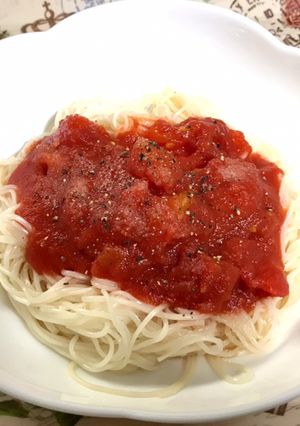 超簡単！やみつきトマト素麺-レシピのメイン写真