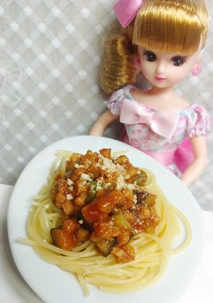 リカちゃん♡ケチャップ仕上げトマトパスタ-レシピのメイン写真
