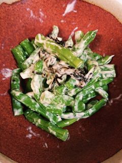 いんげんの塩昆布マヨ和え♡-レシピのメイン写真
