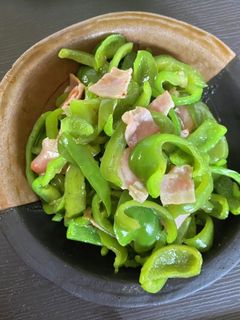 #材料も調味料も2品 ピーマン炒め物-レシピのメイン写真