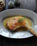 骨付きチキンの柚子クリーム煮