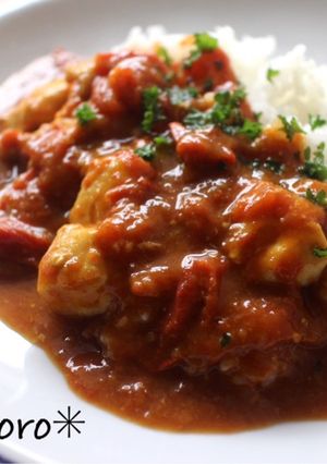 m炊飯器deトマトチキンカレー-レシピのメイン写真