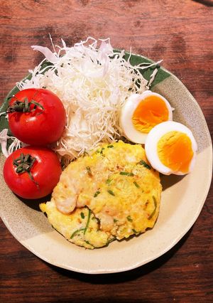 ★☆ネギ沢山胸肉おからインハンバーグ★☆-レシピのメイン写真