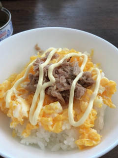 ツナマヨたまご丼-レシピのメイン写真