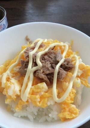 ツナマヨたまご丼-レシピのメイン写真