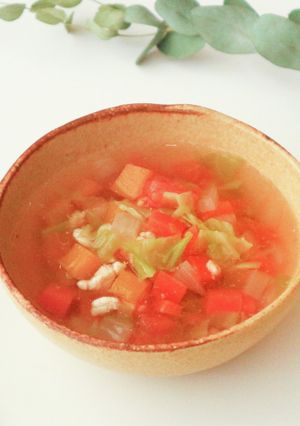 【離乳食完了期】ミネストローネ-レシピのメイン写真