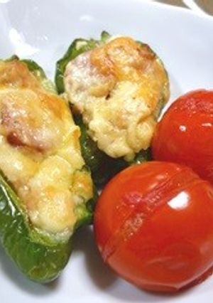 ピーマンとツナマヨのトースター焼き-レシピのメイン写真