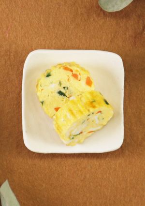 【離乳食完了期】具だくさんオムレツ-レシピのメイン写真