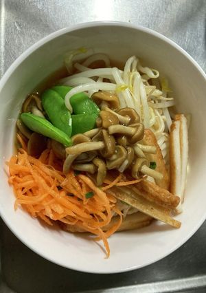作り置き野菜とレンチン麺で冷やしラーメン-レシピのメイン写真