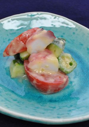 たこと夏野菜の西京白みそ柚子胡椒和え-レシピのメイン写真