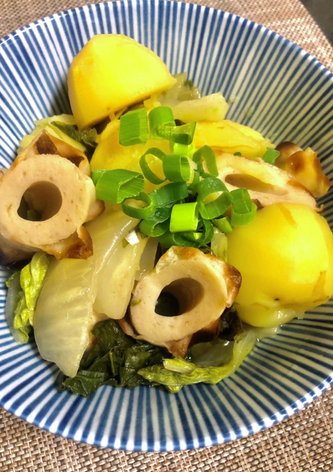 じゃがいもとちくわ、白菜の優しいだし煮-レシピのメイン写真