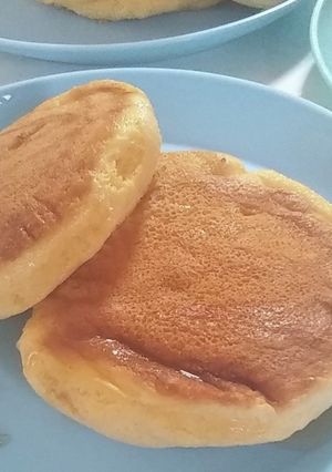 メモ書き〜スフレパンケーキ-レシピのメイン写真