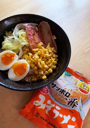 カリカリベーコンの冷やし味噌ラーメン-レシピのメイン写真