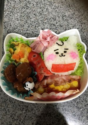 キャラ弁　BT21 RJ-レシピのメイン写真