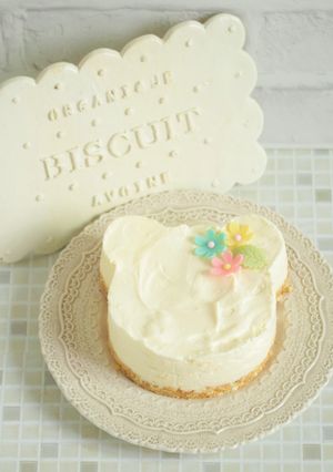 * 冷やすまで10分♡レアチーズケーキ♪-レシピのメイン写真