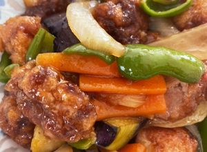 唐揚げアレンジ！鶏と野菜の甘酢炒め-レシピのメイン写真