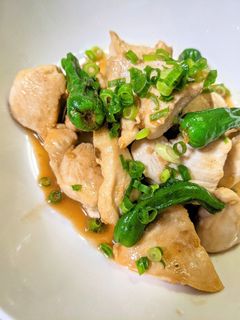 鶏肉とししとうの炒め物-レシピのメイン写真