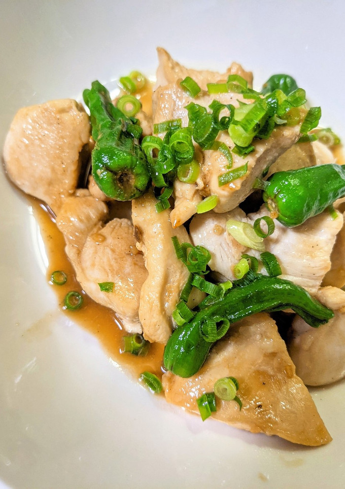 鶏肉とししとうの炒め物-レシピのメイン写真