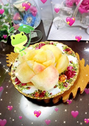 ✨ズボラな桃の切り方✨-レシピのメイン写真