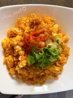 たっぷり炒り卵のキムチチャーハン-レシピのメイン写真