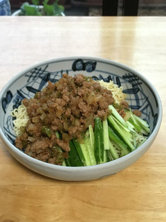 中華麺で作るゴーヤ肉味噌のじゃじゃ麺風-レシピのメイン写真