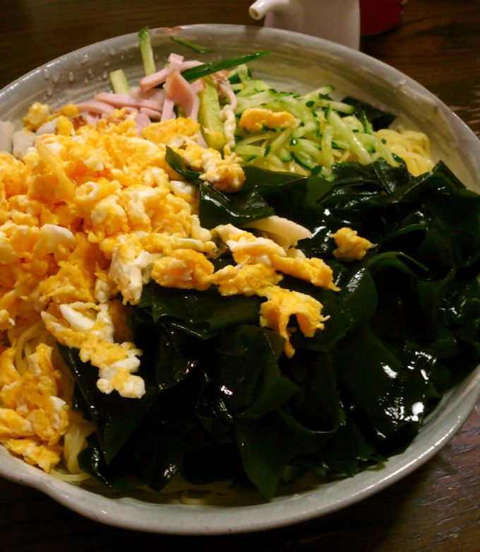 若布たっぷり手抜き冷やし中華！-レシピのメイン写真