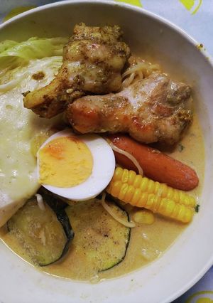 サッポロ一番☆冷やしカレーラーメン-レシピのメイン写真