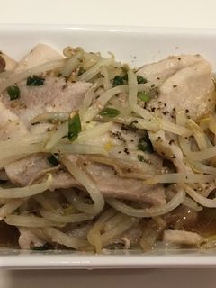 レンジで簡単!豚バラもやし-レシピのメイン写真