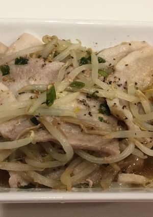 レンジで簡単！豚バラもやし-レシピのメイン写真