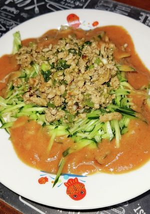 サッポロ一番味噌冷トマトジャージャー麺-レシピのメイン写真