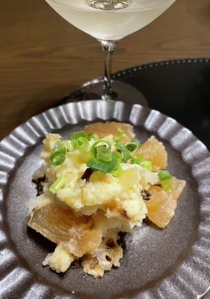 白ワインのお供に！かずのこの贅沢ポテサラ-レシピのメイン写真