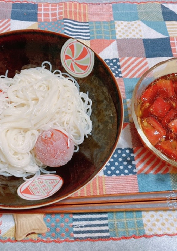 ♡トマトのつけだれそうめん♡-レシピのメイン写真