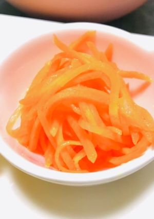 人参ラペ・人参サラダ・彩り・副菜・お弁当-レシピのメイン写真