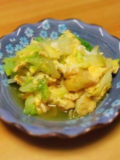 キャベツの卵とじ-レシピのメイン写真
