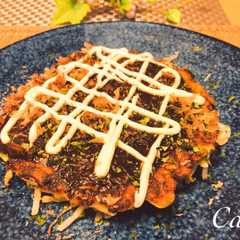 รูปของ 混ぜて焼くだけ！簡単もやしお好み焼き