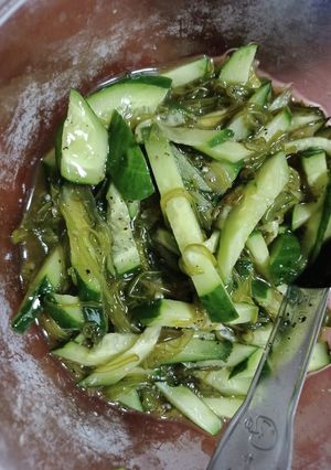 給食の和え物　もずくバージョン-レシピのメイン写真