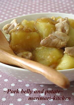 肉じゃが？豚バラとじゃがいものあんかけ煮-レシピのメイン写真